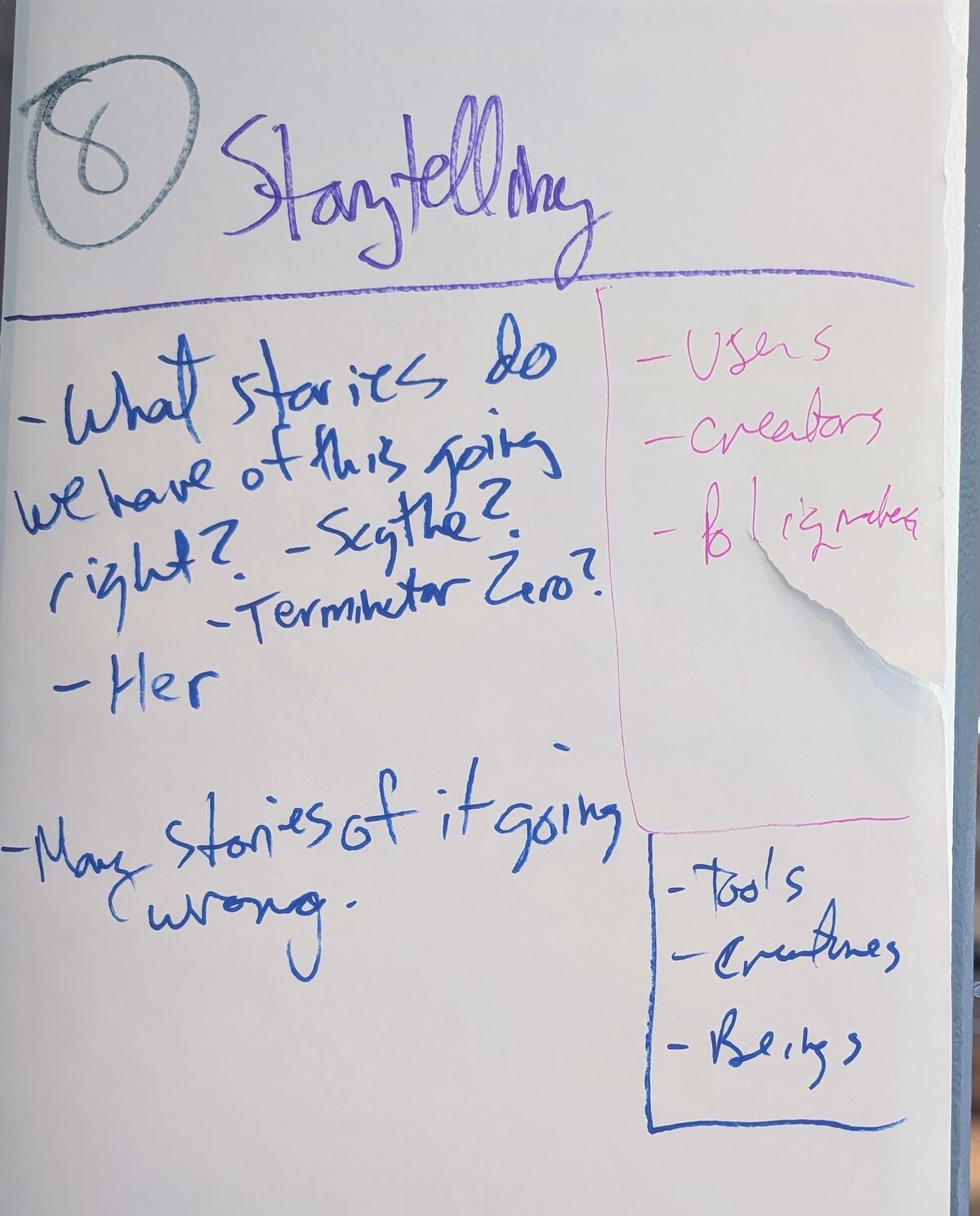 Page 8: Storytelling