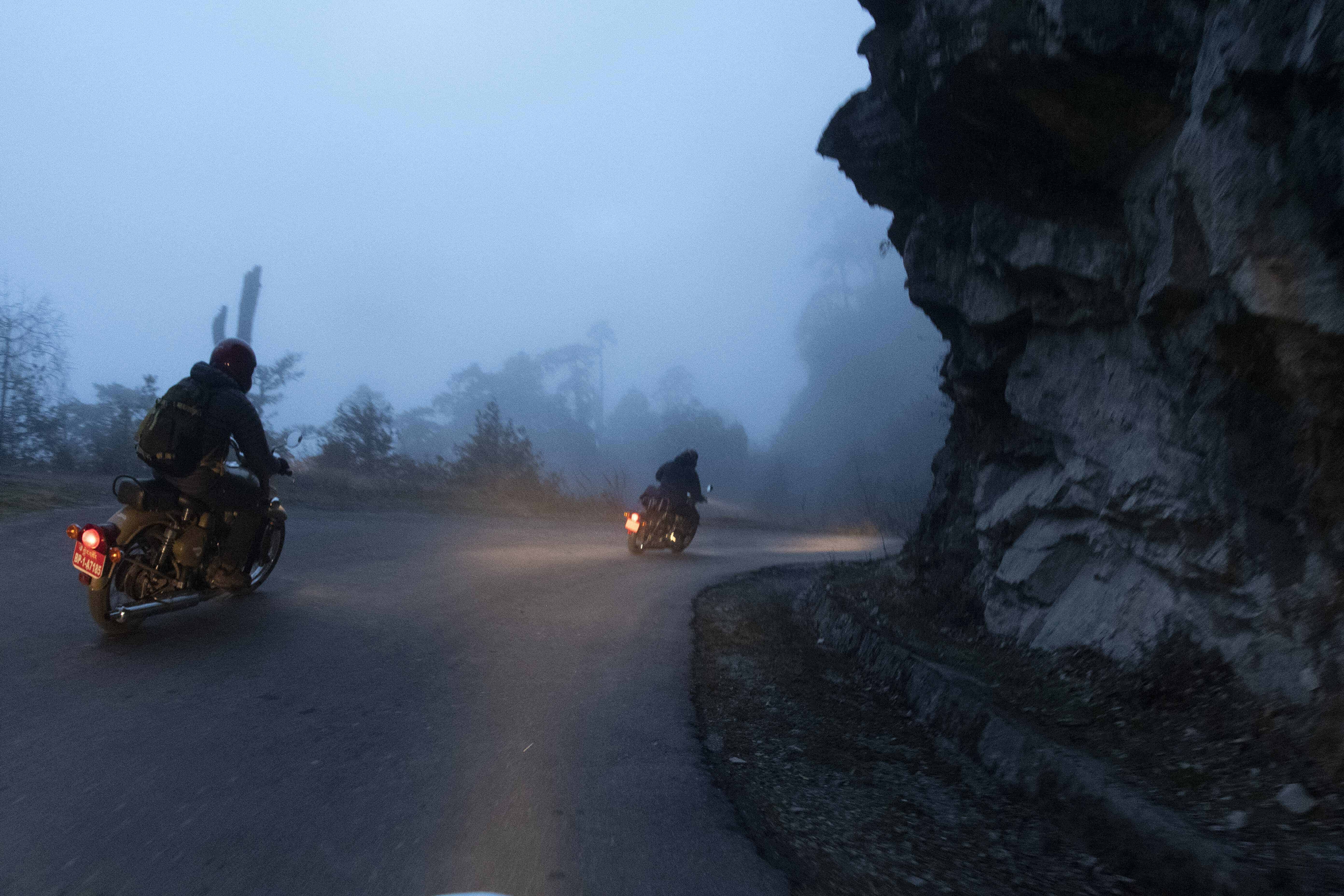 Bhutan mountain riding