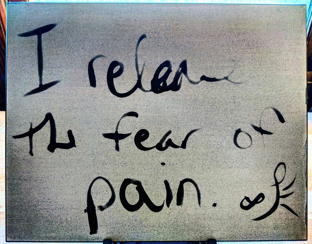 Release the fear of pain
