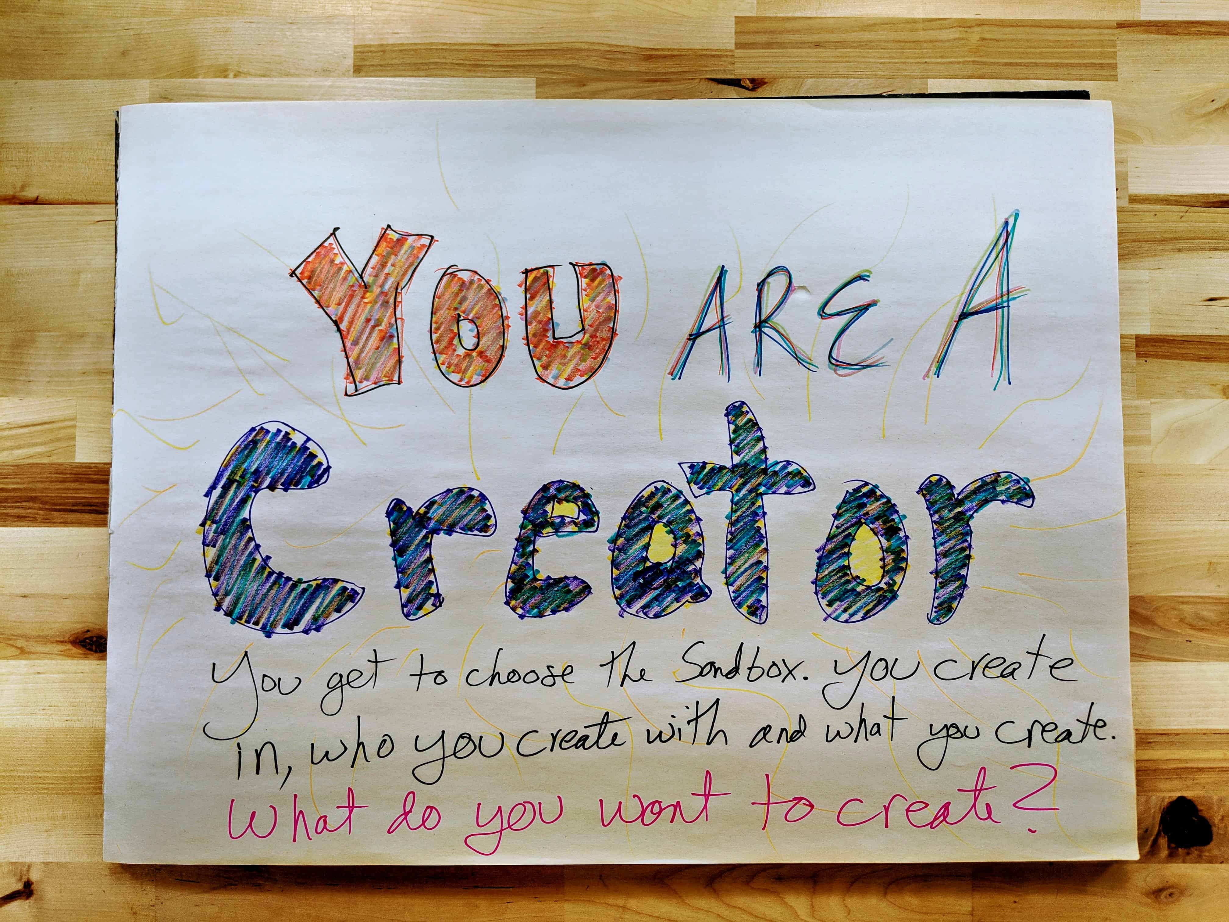 You Are a Creator